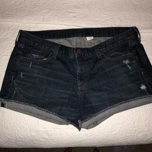 JCrew Blue Jean Shorts